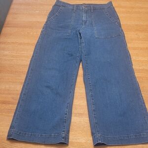 GAP Women's Denim Wide-Leg Jeans